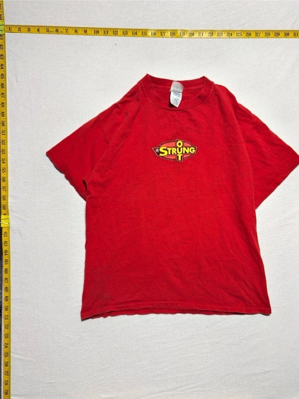 rare strung out band tee Delta Graphic Tee Red Size Large